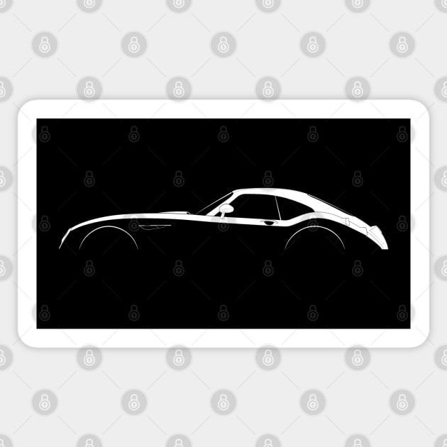 Wiesmann GT MF4 Silhouette Sticker by Car-Silhouettes